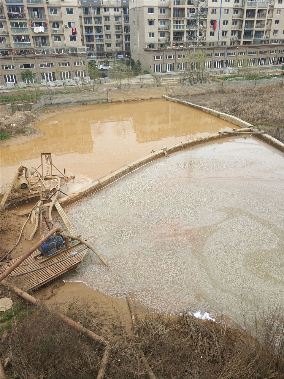 北安沉淀池淤泥清理-厂区废水池淤泥清淤
