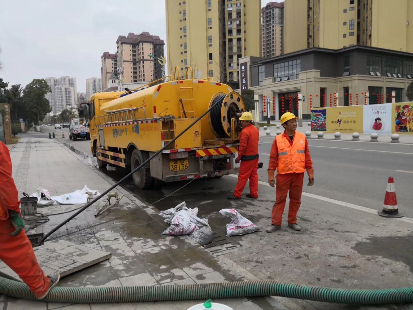 北安排污管道清淤-管道清洗